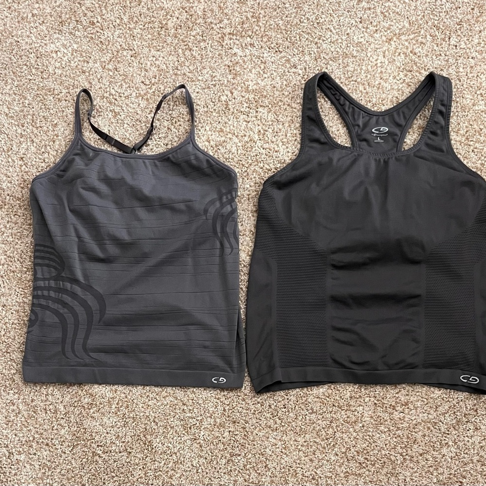 Champion Women's Gray Tank Tops (2)